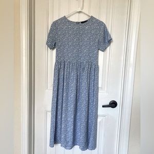 ASOS Wednesday’s Girl Blue Babydoll Dress